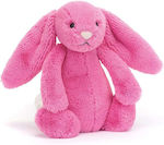 Jellycat Λούτρινο Λαγουδάκι Bashful Bunny Hot Pink 18 εκ.