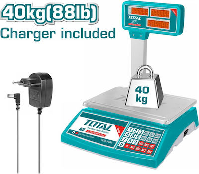 Total Electronic with Maximum Weight Capacity of 40kg and Division 2gr