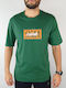 Jack & Jones T-shirt Bărbătesc cu Mânecă Scurtă Verde
