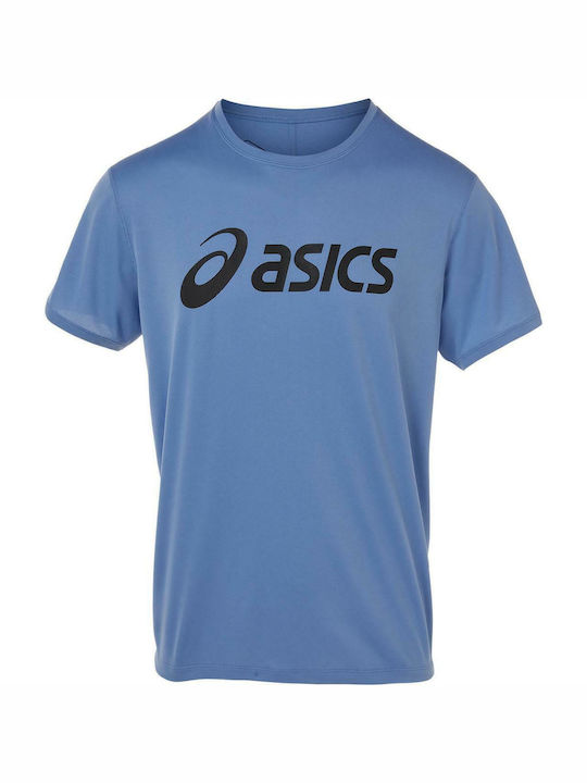 ASICS Men's Short Sleeve T-shirt Blue