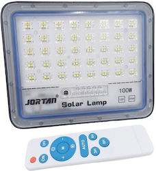 Jortan Rezistent la apă Panouri solare Proiector LED 100W cu Telecomandă IP66