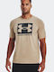 Under Armour Herren Sport T-Shirt Kurzarm CAFE