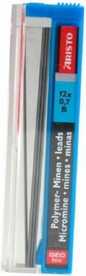 Aristo 12 Mine Creion Mecanic Grosime 0.7mm Tipul 2B
