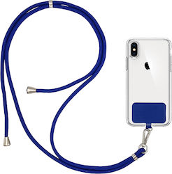 Sonique Lanyard Λουράκι Λαιμού για Κινητά Μπλε