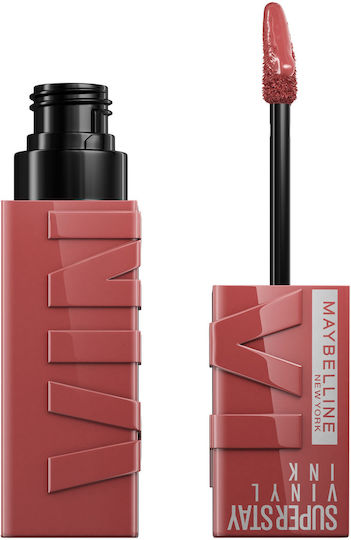Maybelline Super Stay Vinyl Ink Υγρό Κραγιόν Peppy 4.2gr