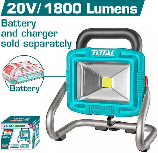 Total Proiector de lucru Baterie LED cu luminozitate până la 1800lm