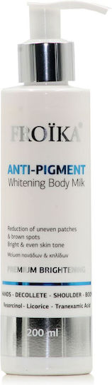 Froika Anti-Pigment Whitening Ενυδατική Κρέμα Σώματος 1τμχ
