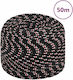 vidaXL Rope Knitted 6mm Black