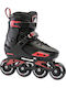 Rollerblade Apex Inline Αυξομειούμενα Rollers Μαύρα Παιδικά