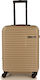 Rain C Cabin Travel Suitcase Hard Gold with 4 W...