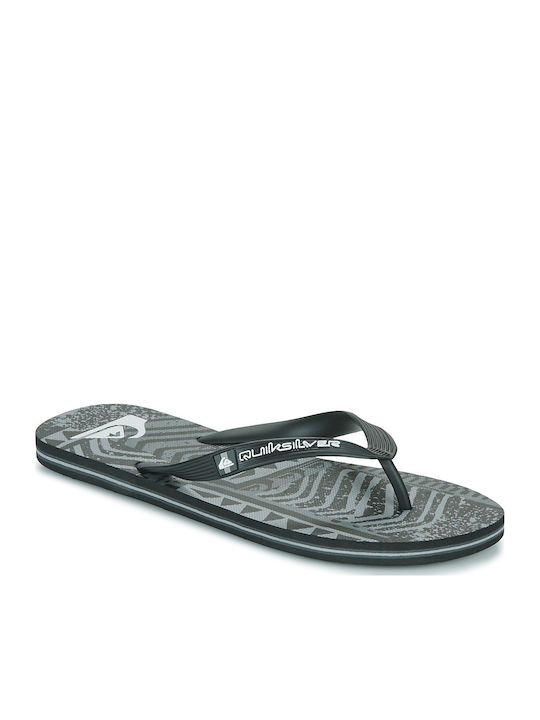 Quiksilver Molokai Art Ανδρικά Flip Flops Μαύρα