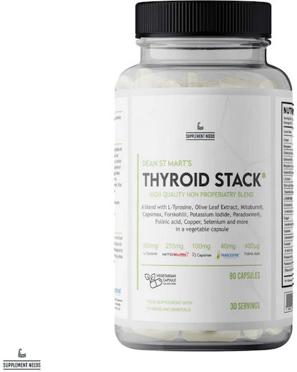 Supplement Needs Thyroid Stack Συμπλήρωμα για Αδυνάτισμα 90 φυτικές κάψουλες