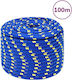 vidaXL Blue Rope Diameter 14mm Length 100m Work Rope Blue 14mm 100m made of Polypropylene