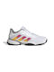 Adidas Αθλητικά Παιδικά Παπούτσια Τέννις Barricade Cloud White / Solar Gold / Lucid Fuchsia