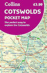 Cotswolds Pocket Map, Die perfekte Art, die Cotswolds zu erkunden