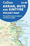 Arran, Bute and Kintyre Pocket Map, Die perfekte Art, den Firth of Clyde zu erkunden