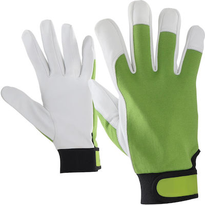 Stenso Gilt Leather Safety Gloves Green 70132001.10