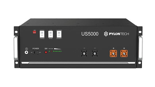 Pylontech Pylontech US5000 Plus Батерия за фотоволтаични системи Литий Затворен тип Голям капацитет на разреждане 48V 100Ах