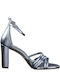 Marco Tozzi Women's Sandals with Ankle Strap Silver