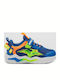 Παιδικά Sneakers με Σκρατς & Φωτάκια Μπλε