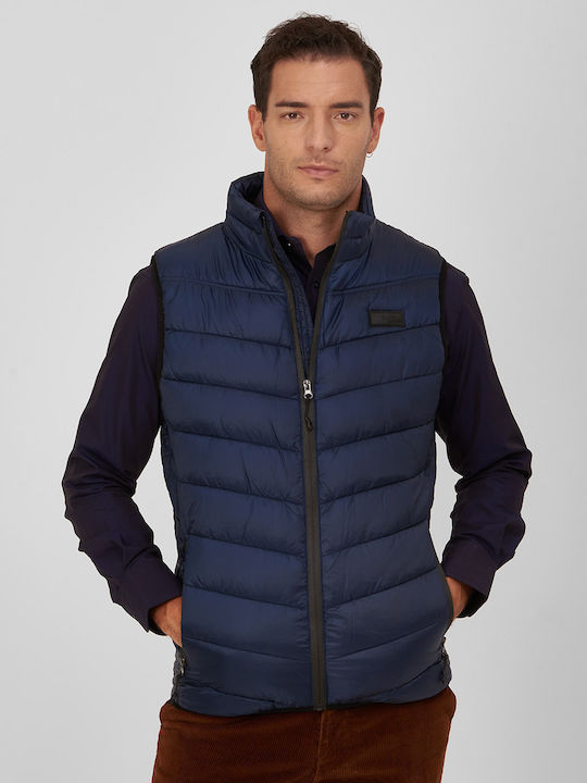 Puffer vest modern fit Basefield Blue MONOCHROME ALL DAY