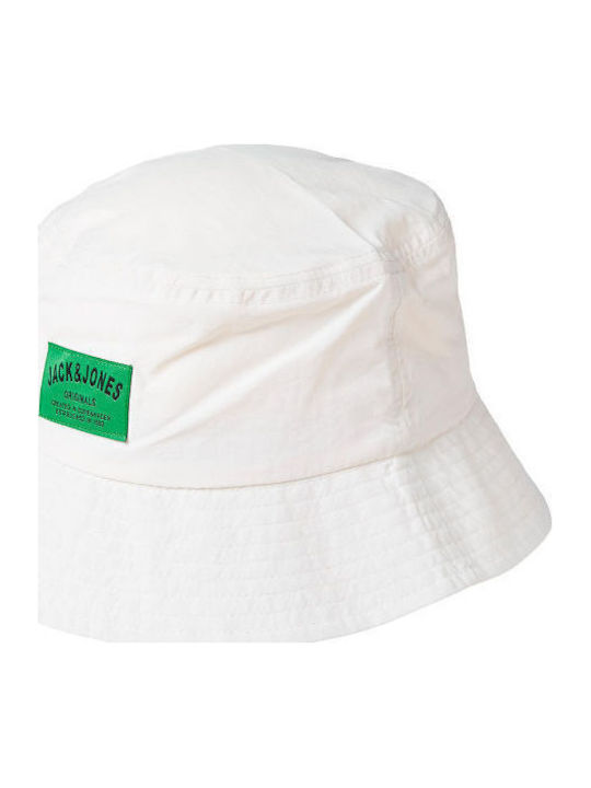 Jack & Jones Herren-Hut Bucket-Stil Weiß