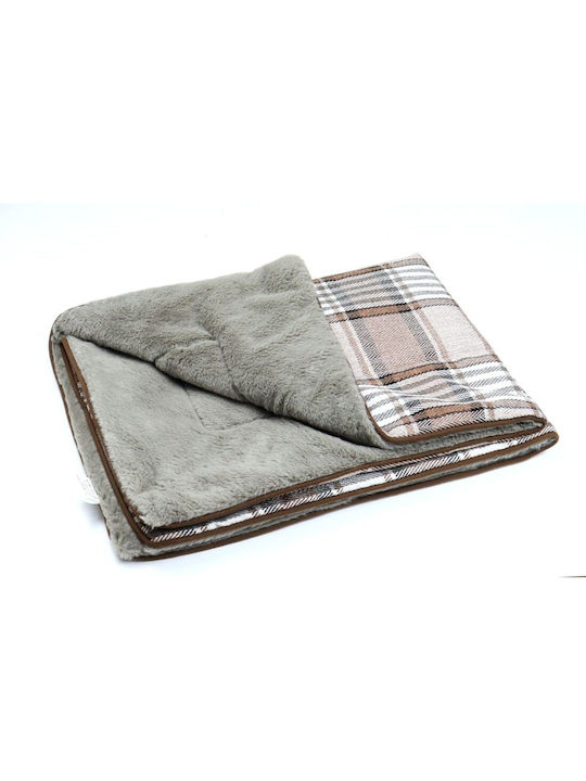 Bettdecke für Hunde Gray 100x70cm.