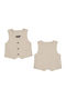 Kids Vest Beige