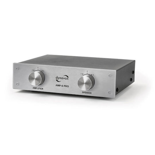 Dynavox AMP-S Pro Audio Selector Switch Ασημί