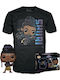 Funko Поп! Tees Marvel: Черната пантера - Shuri (S) - Фигурка Фънко (С) Люлееща се глава & Свети в тъмното Специално издание