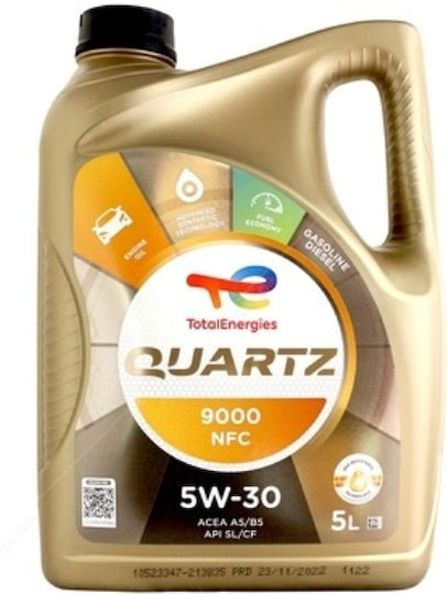 Total Quartz 9000 NFC Autopflegeöl 5W-30 5Es
