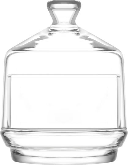 Gurallar Φοντανιέρα Glas Berry mit Deckel 11.9cm Transparent
