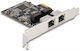 DeLock Ενσύρματη Κάρτα Δικτύου Gigabit (1Gbps) Ethernet PCI-e