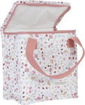 Little Dutch Kids Insulated Lunch Handbag Flowers Butterflies Pink 20x12x21.5cm