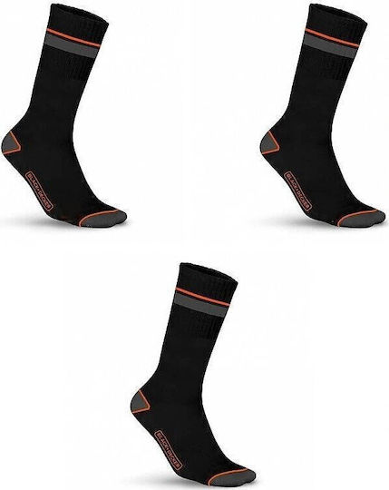 Black & Decker Κοντές Κυνηγετικές Κάλτσες 3 Ζεύγη σε Μαύρο χρώμα