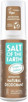 Salt of the Earth Natural Vegan Ginger & Jasmine Αποσμητικό σε Roll-On 100ml
