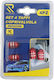 Car Valve Caps Red 4 Pieces