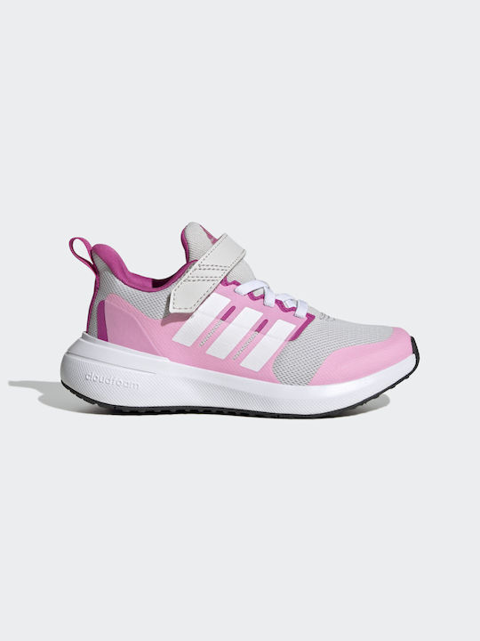 Adidas Αθλητικά Παιδικά Παπούτσια Running FortaRun 2.0 EL K Grey One / Cloud White / Beam Pink
