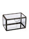 JK Home Decoration Διακοσμητικό Κουτί Μεταλλικό Terrarium 18x13cm