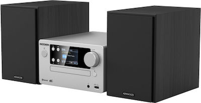 Kenwood Ηχοσύστημα 2.1 M-725DAB-S 50W cu CD / Media digitale Player și Bluetooth Argint