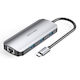 Vention TOHHB USB-C Docking Station με HDMI 4K PD Ethernet και συνδεση 2 Οθονών Γκρι