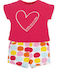 Agatha Ruiz De La Prada Kinder Set mit Shorts Sommer 2Stück Orange