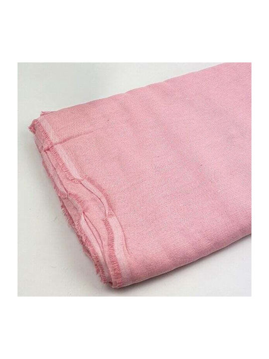 PLAIN COTTON GAUZE FABRIC 150CMX5M (PINK)