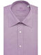 Slim fit shirt Don Hering Lavender COTTON TWO-PLY ITALIAN COLLAR SOLID COLOR ALL DAY