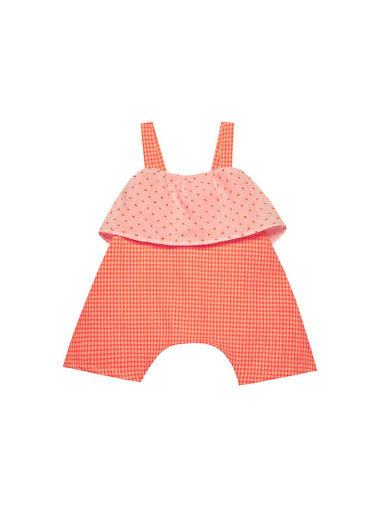 Two In A Castle Baby Bodysuit Set Sleeveless Orange