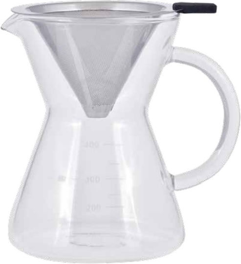 Belogia cdh 402 Pour Over Set Γυάλινο Διάφανο