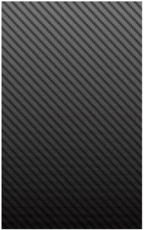 Carbon Fiber Back Cover Protection σε Μαύρο χρώμα