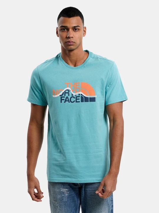 The North Face Mountain Line T-shirt Τιρκουάζ