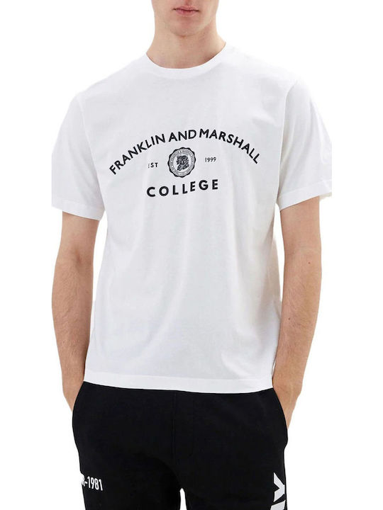 Franklin & Marshall T-shirt Λευκό