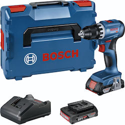 Bosch GSR 18V-45 Δραπανοκατσάβιδο Μπαταρίας 18V 2x2Ah